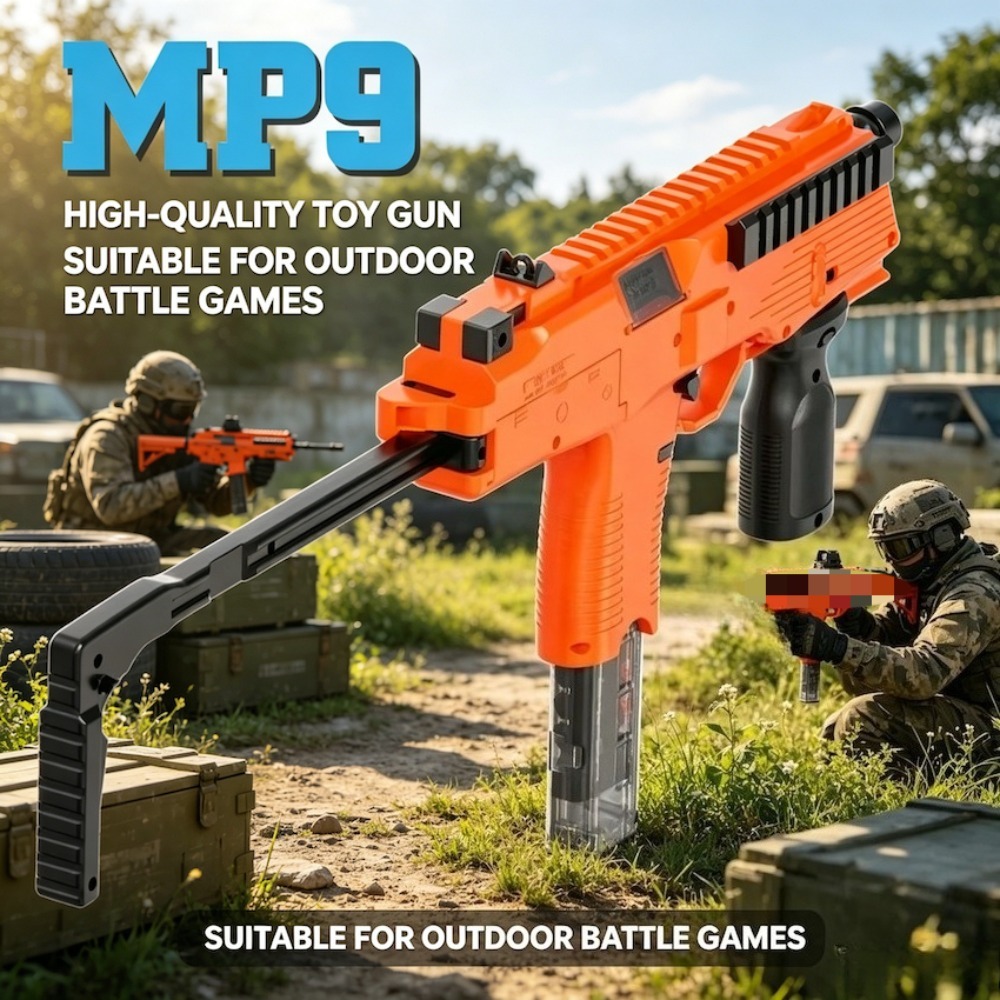 Foam Dart Gun - MP9 Electric Foam Dart Toy Gun