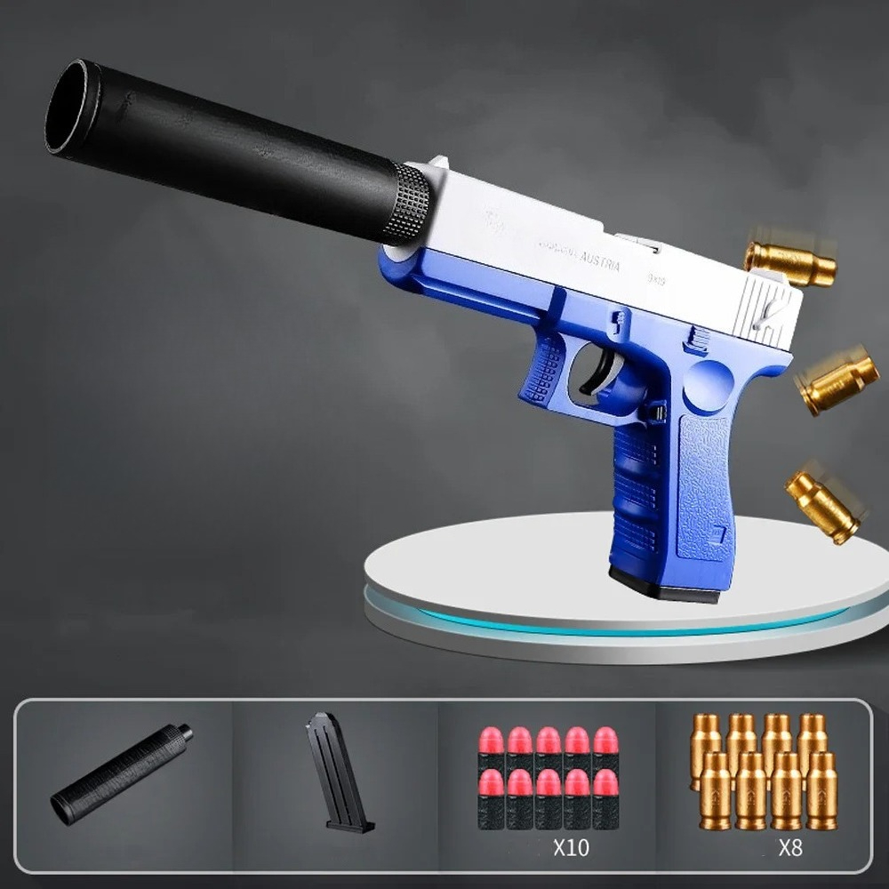 Foam Dart Gun - 4S-Desert Eagle Soft Bullet Toy Gun