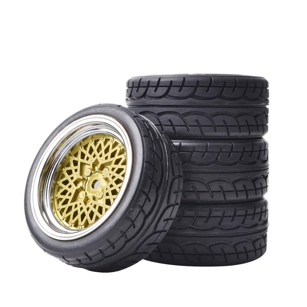 Tamiya Model Paint Set - 4PCS Hard Drift Tire 12mm HEX