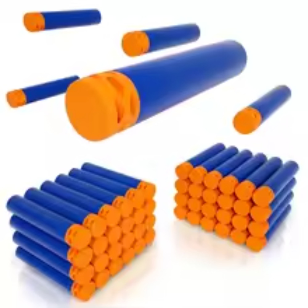 Blue Hollow Eva Soft Refill Bu - огляд і ціна Foam Dart Gun