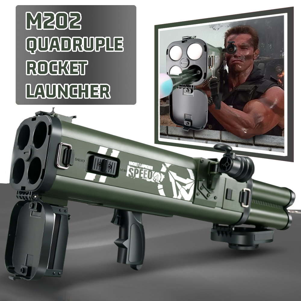 M202 Quadruple Rocket Launcher - огляд і ціна Foam Dart Gun