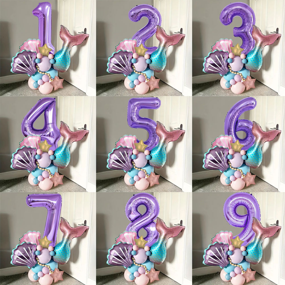 24pcs 1-9th Birthday Mermaid S - огляд і ціна Water Balloon Set