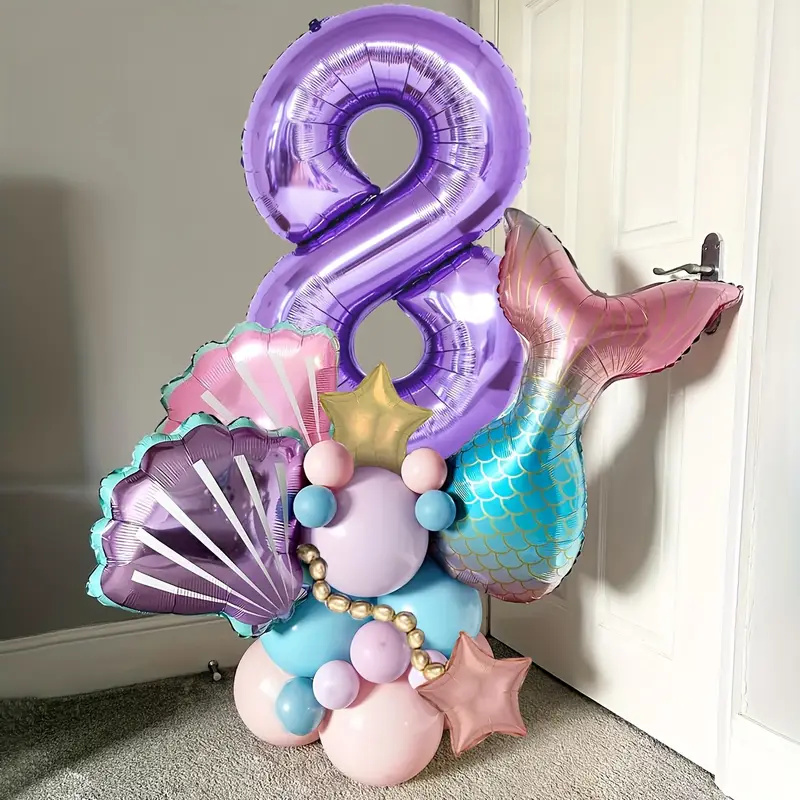 24pcs 1-9th Birthday Mermaid S - огляд і ціна Water Balloon Set