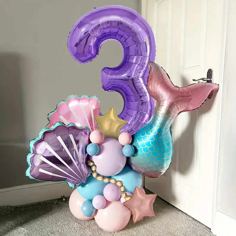 24pcs 1-9th Birthday Mermaid S - огляд і ціна Water Balloon Set