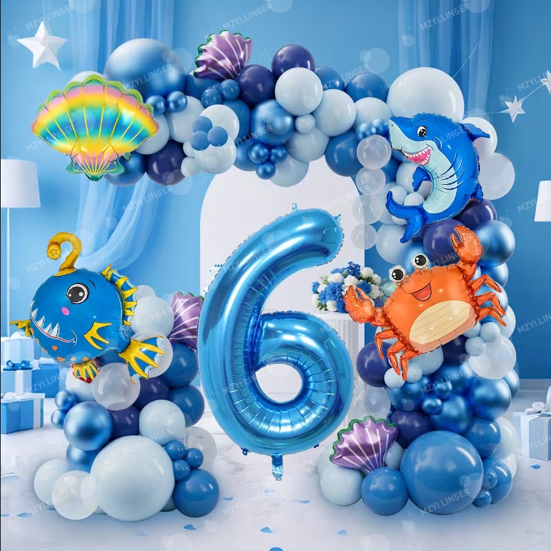 Ocean themed decor balloon set - огляд і ціна Water Balloon Set