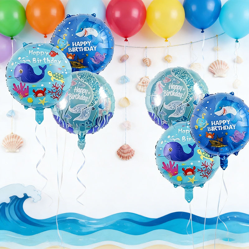 6pcs Ocean Theme Party Balloon - огляд і ціна Water Balloon Set