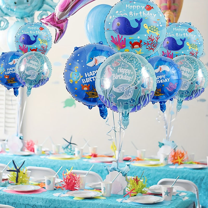 6pcs Ocean Theme Party Balloon - огляд і ціна Water Balloon Set