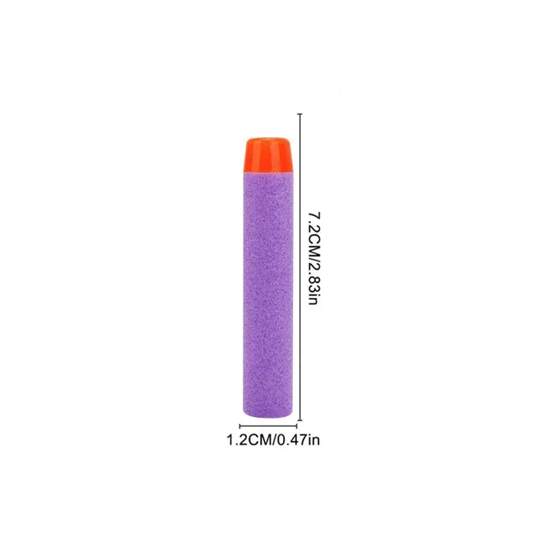 23KPurple Solid Round Head Bul - огляд і ціна Foam Dart Gun