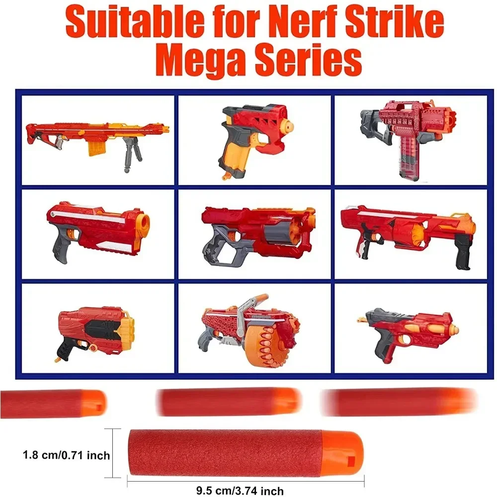 36PCS Mega Dart Refill Pack 9. - огляд і ціна Foam Dart Gun