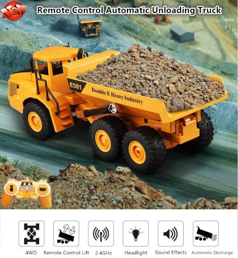 Remote Control Dump Truck RC 1 - огляд і ціна Kids Toys Under 50