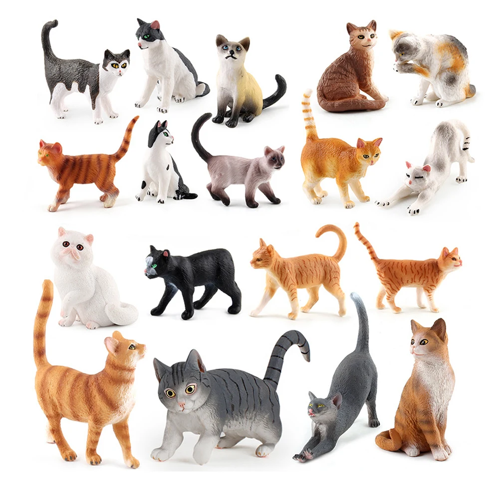 Cat Model Toys Farm Animals Mi - огляд і ціна Kids Toys Reviews