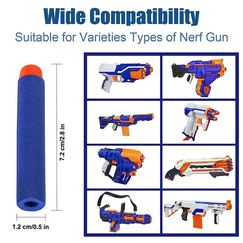1000-50pcs Blue One Hole Darts - огляд і ціна Foam Dart Gun