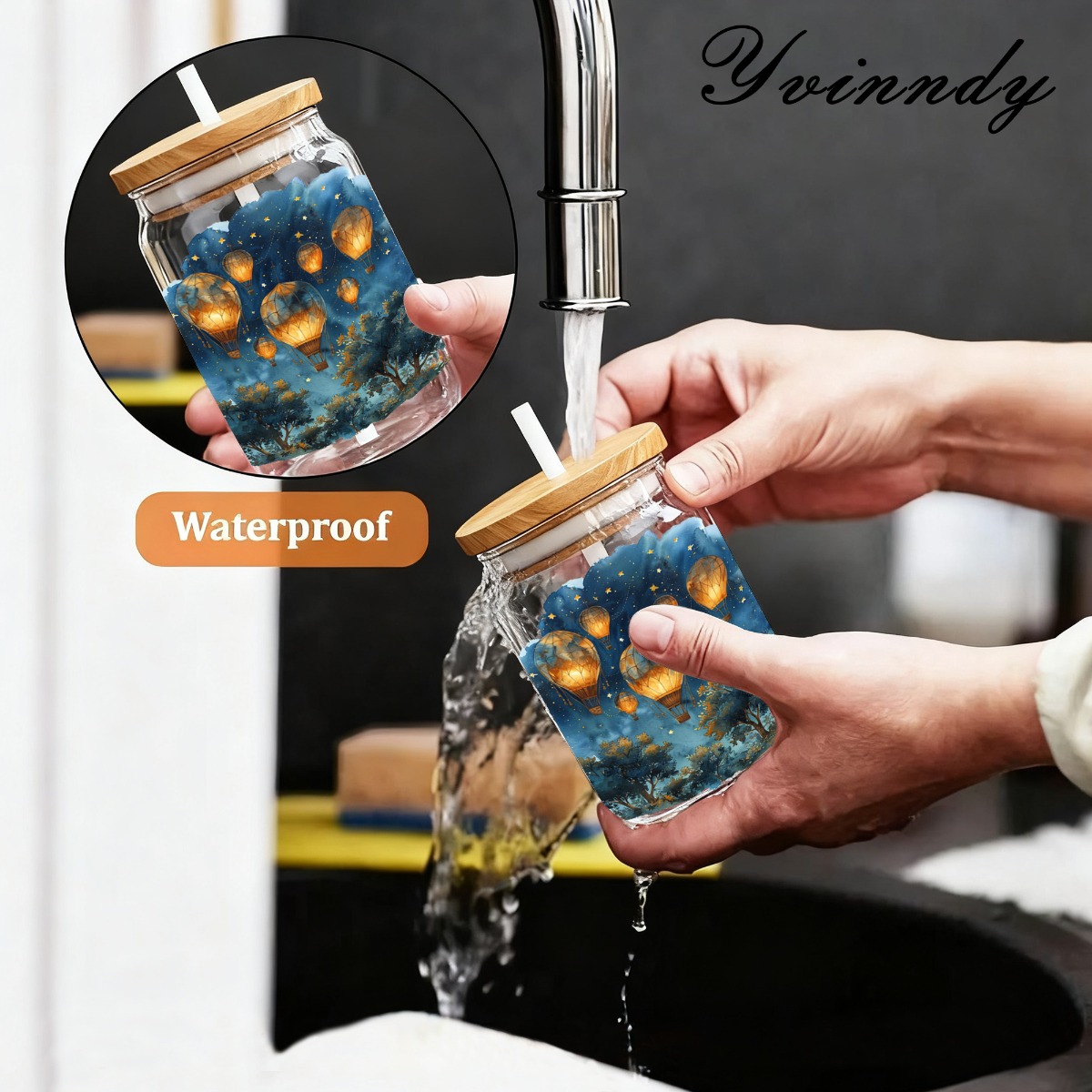 5PCS/Set Of 16OZ UV DTF DIY Tr - огляд і ціна Water Balloon Set