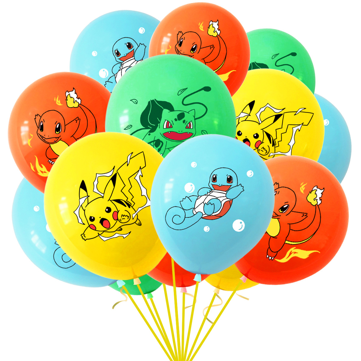 12pcs/set Pokemon Latex Balloo - огляд і ціна Sandbox Play Set